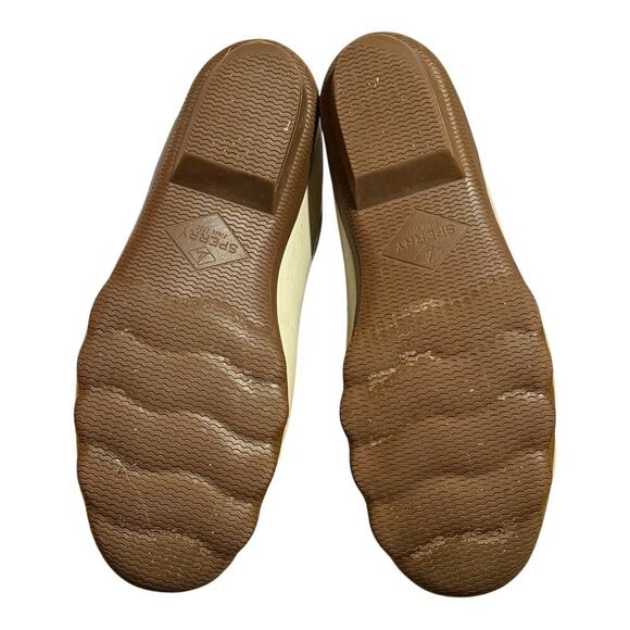 Sperry Saltwater Duck Boots Wool Quilted Beige Waterproof Women's 9.5M STS82538 - Picture 8 of 8
